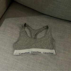 Calvin Klein cotton logo bralette
